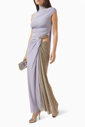 Conni Twist Dress in Mesh