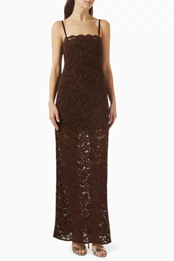 Pamela Maxi Dress in Lace