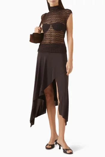 بلوزة ايماريتا دانتيل مطاطي