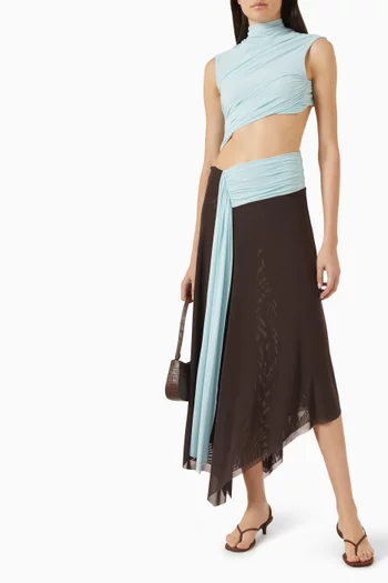 Conni Asymmetric Midi Dress