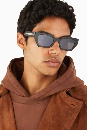 Luna Square Sunglasses in Acetate