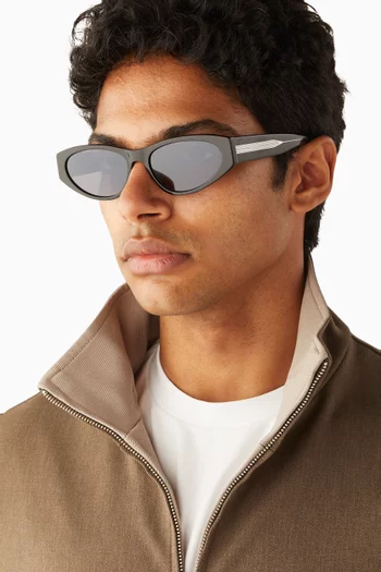 Blade Irregular Sunglasses