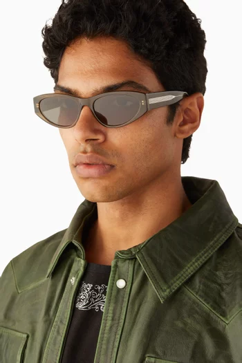 Blade Irregular Sunglasses