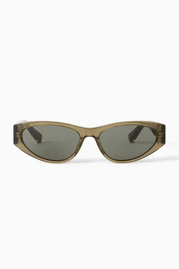 Blade Irregular Sunglasses