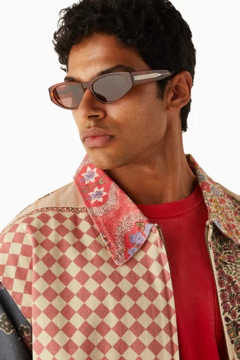 Blade Irregular Sunglasses