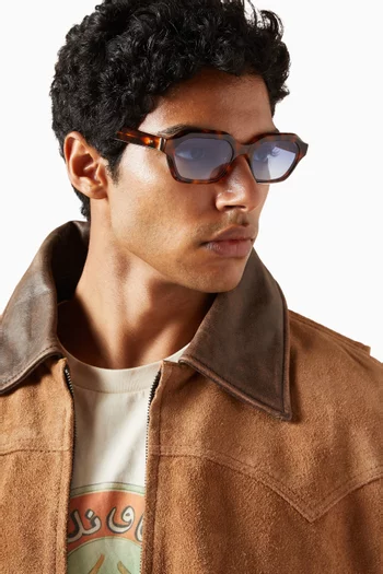 Anthony Rectangular Sunglasses in Acetate