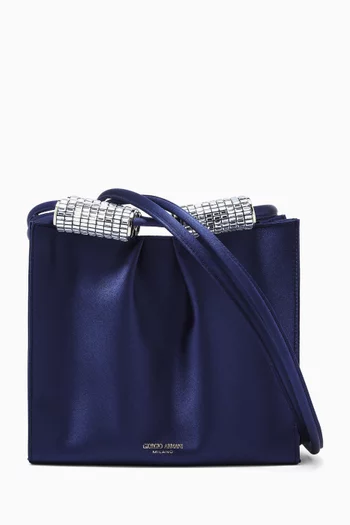 Shoulder Bag in Satin