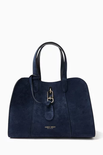 Tote Bag in Suede