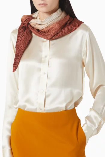 Gradient Scarf in Silk