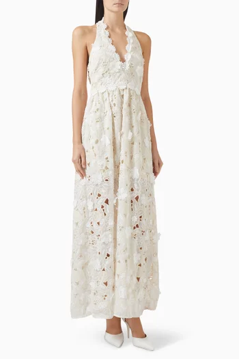 فستان سهرة سيينا أورجانزا ودانتيل