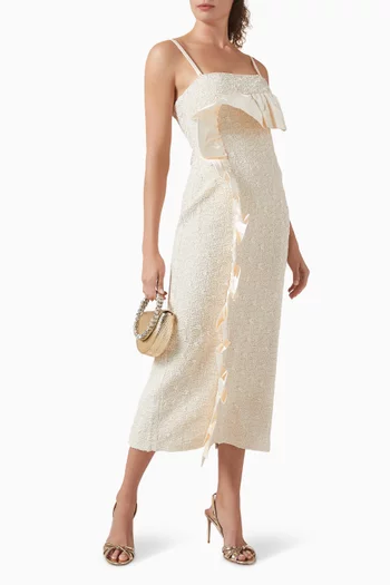 فستان بالوما متوسط الطول