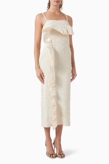 فستان بالوما متوسط الطول