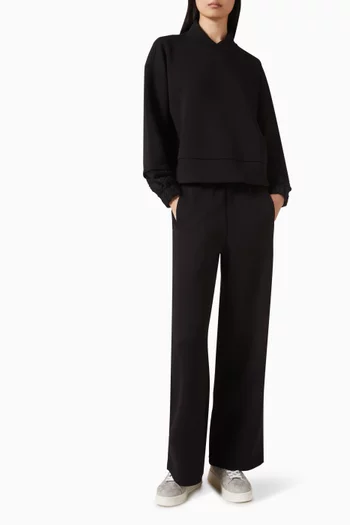 بنطال رياضي سهل الارتداء جيرسيه مزدوج