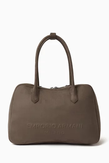 حقيبة يد بشعار الماركة شمواه صناعي