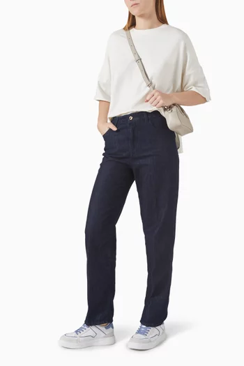 Straight-leg Jeans in Denim