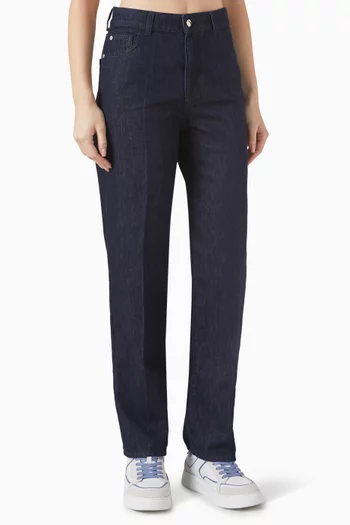 Straight-leg Jeans in Denim