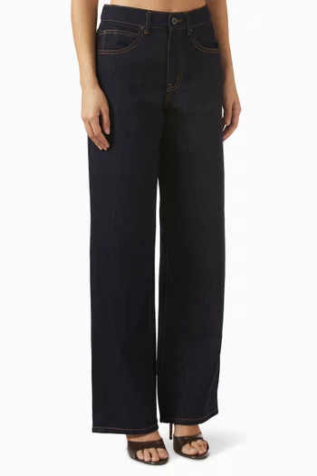 Kori Wide-leg Jeans in Denim