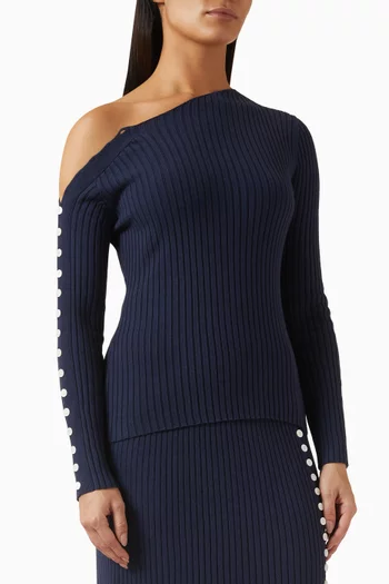 بلوزة برين بكتف مكشوف