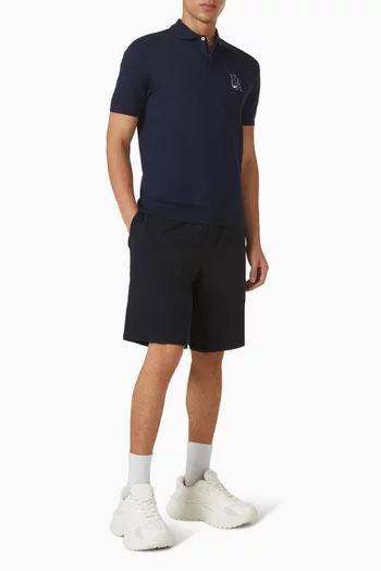 تي شيرت بولو بشعار النسر قطن