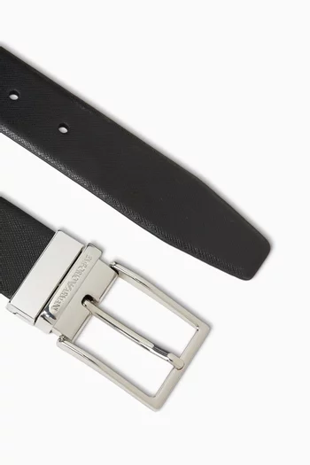 حزام بوجهين جلد سافيانو