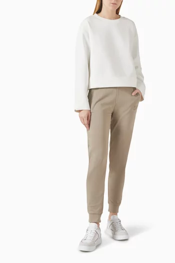 سويت شيرت بحافة برباط تضييق جيرسيه