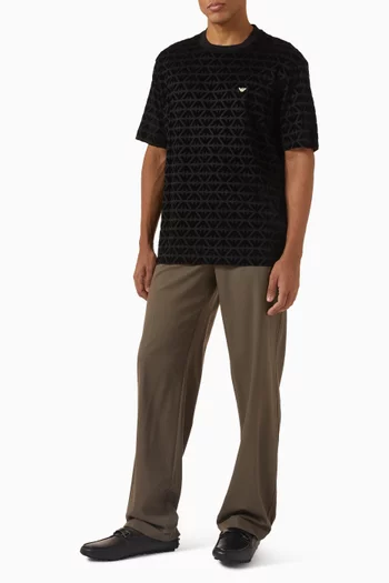 تي شيرت بشعار النسر مزيج لايوسيل