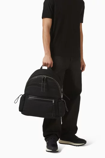 Monogram Letter Backpack in Nylon