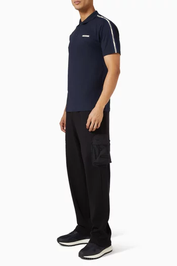 تي شيرت بولو بشعار EA7‏