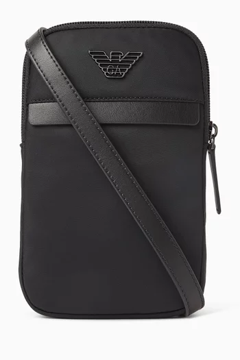 Logo Shoulder Bag in Recycled Nylon