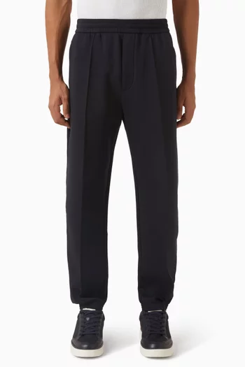 بنطال رياضي بشعار الماركة جيرسيه مزدوج