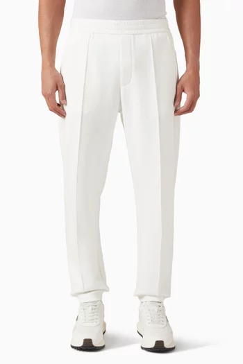 بنطال رياضي بشعار الماركة جيرسيه مزدوج