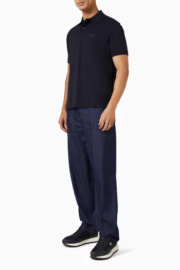 تي شيرت بولو بشعار الماركة