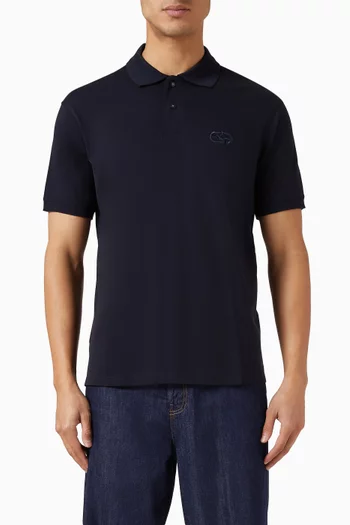 تي شيرت بولو بشعار الماركة