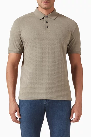 تي شيرت بولو بشعار الماركة قطن