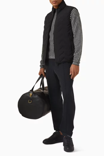 Chevron Quilted Down Gilet