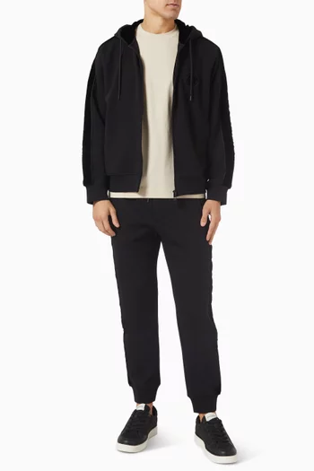 بنطال رياضي بشعار الماركة جيرسيه مزدوج