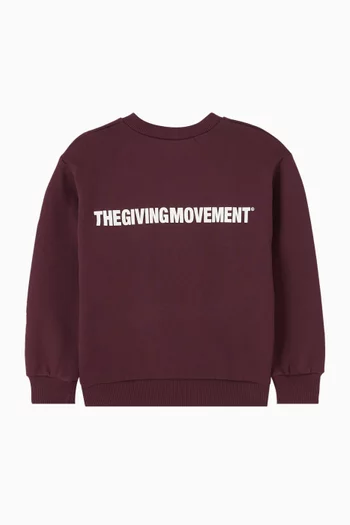Sweatshirt in Cotton-blend