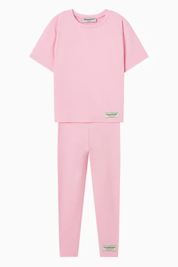 تي شيرت بقصة عادية قماش سوفتسكين معاد تدويره