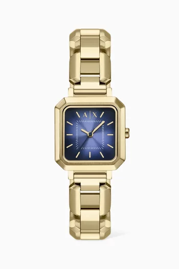 Leila Stainless Steel Watch , 27 x 26mm