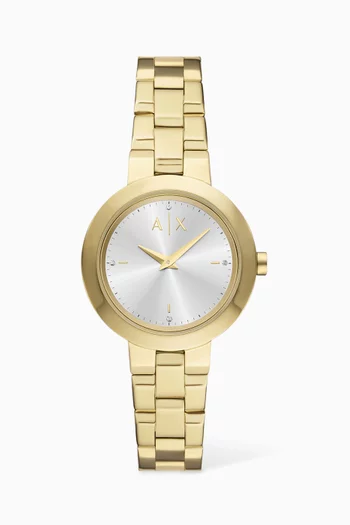 Jackie Stainless Steel Watch, 36mm