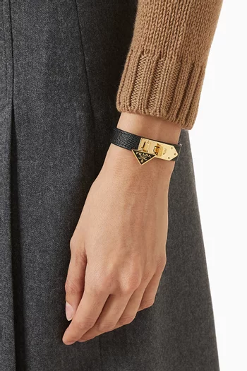 سوار بحلية بشعار الماركة جلد سافيانو