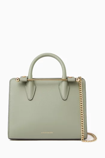 Mini Nano Tote Bag in Calf Leather