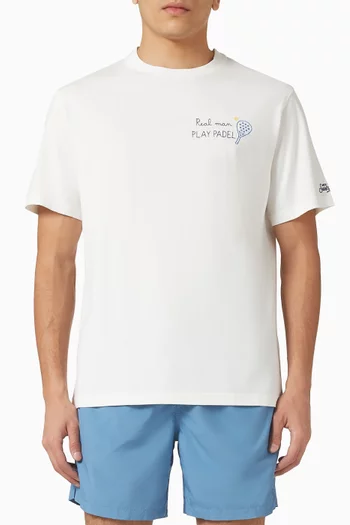 Real Men Play Padel Arnott T-shirt in Cotton