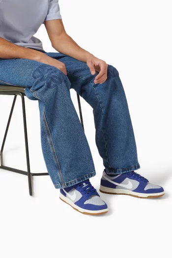 سنيكرز دانك اس اي أسفل الكاحل شمواه وجلد