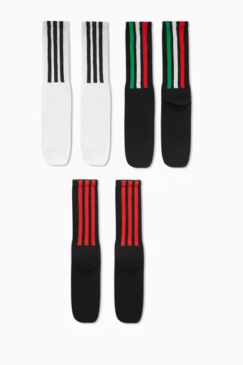 x Willy Chavarria Socks in Nylon, Set of 3