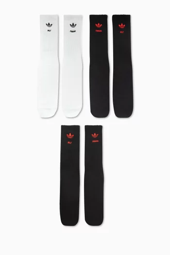 x Willy Chavarria Socks in Nylon, Set of 3