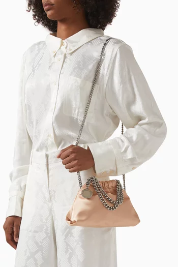 Mini Falabella Crossbody Bag in Eco Satin