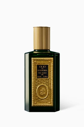 Pre-Shave Oil Cup Spray Glass Bottle, 100ml