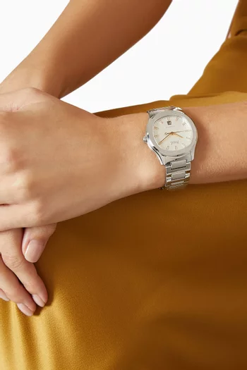 Polo Date Automatic Stainless Steel Watch, 36mm