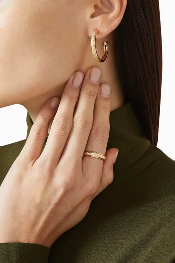 Possession Hoop Earrings in 18kt Rose Gold